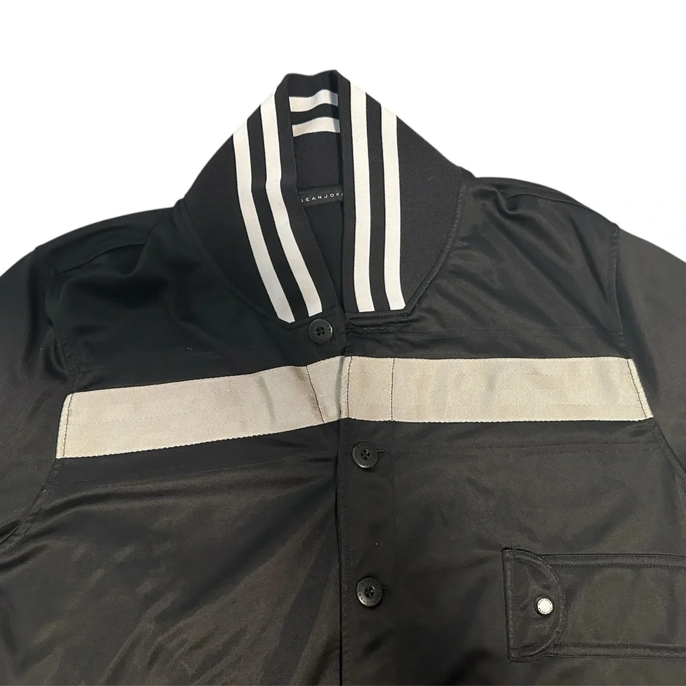 Sean John Vintage Y2K‎ Varsity Jacket Black & Grey sz XL